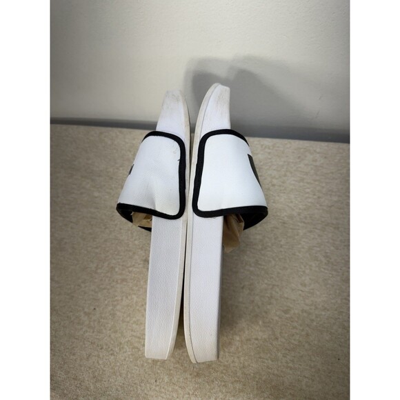The North Face Womens Base Camp Slide III Slides Sandals White Black Logo 8 - Picture 9 of 13